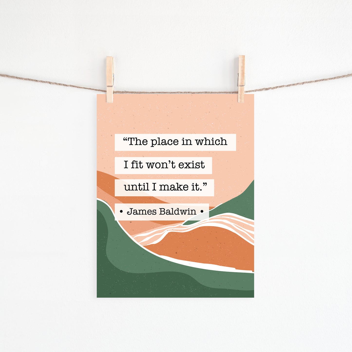 James Baldwin Art Print